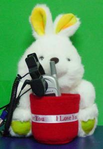 Universal Hand Free Bunny with Round Holder